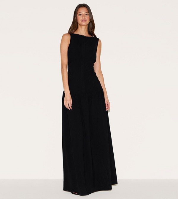 فستان ماكسي بخصر منسدل