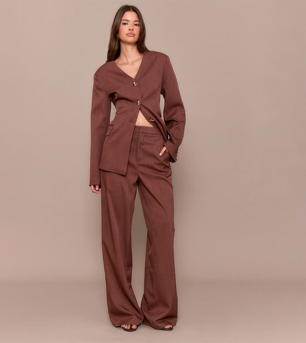 Chestnut Premium Straight Fit Trousers