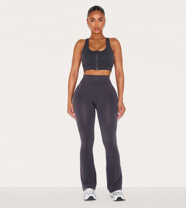 Shape Seamless High Waist Ruched Bum Flared Active Leggings