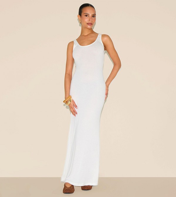 Petite Fine Knit Maxi Dress