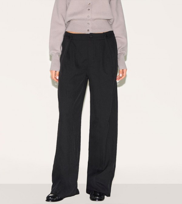 Adjustable Waist High Waist Trousers