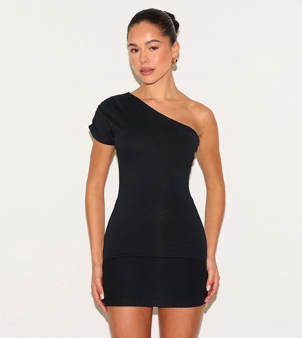 One Shoulder Asymmetric Top