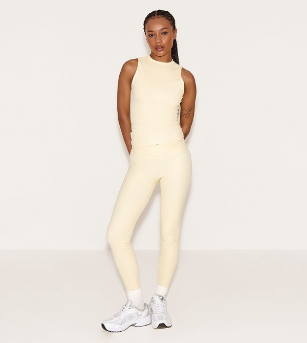 Petite Sculpt Wrap Waist Gym Leggings
