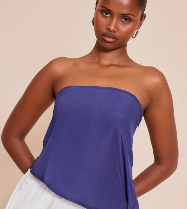 توب شيفون سادة سترابلس