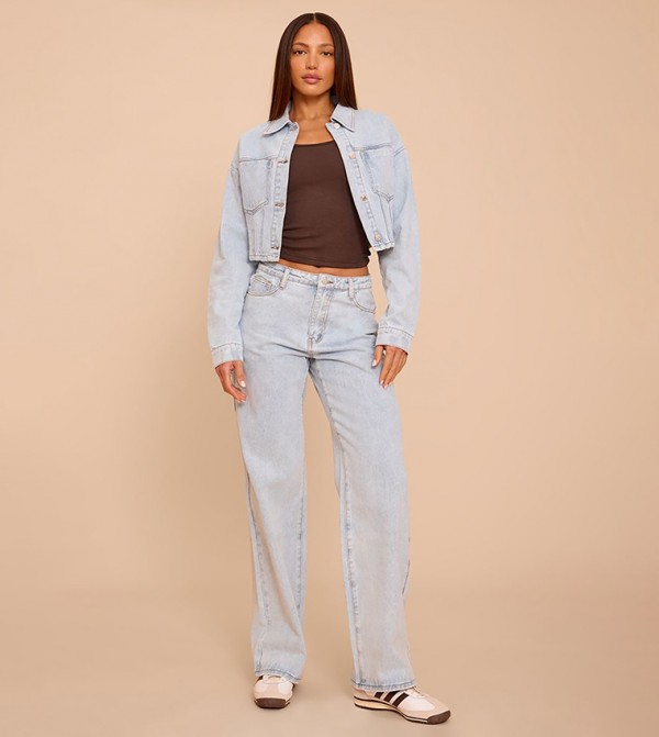Tall Straight Fit High Rise Jeans