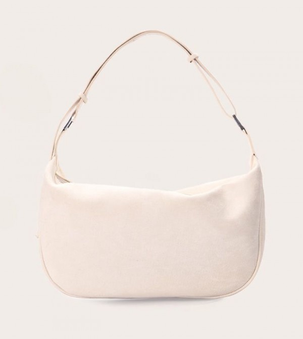 Suede Slouchy Shoulder Bag