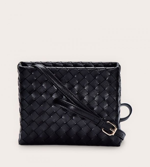 Weave Structured Mini Shoulder Bag
