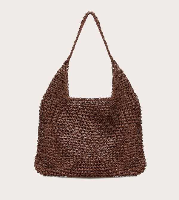 Raffia Shoulder Bag