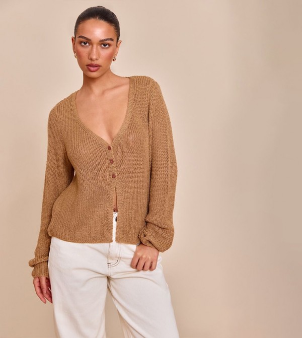 Filagree Button Cardigan