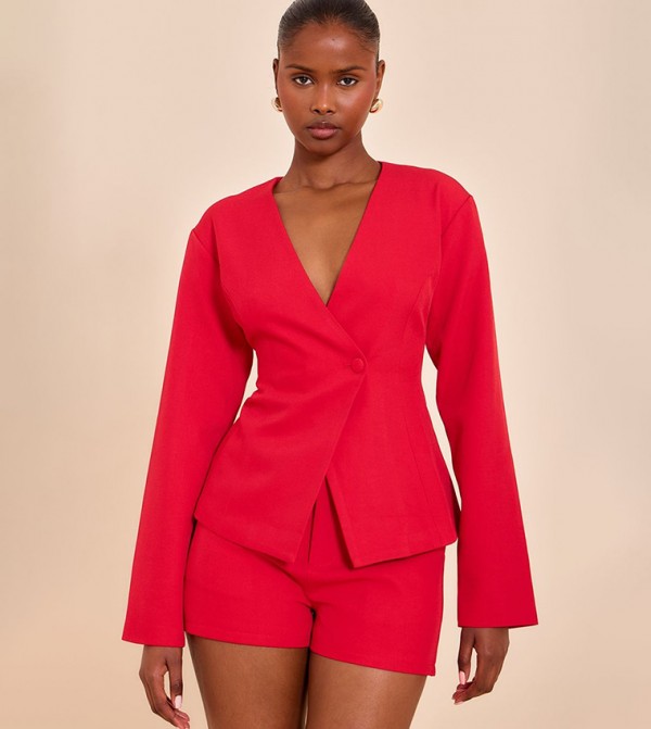 Tailored Mid Rise Shorts