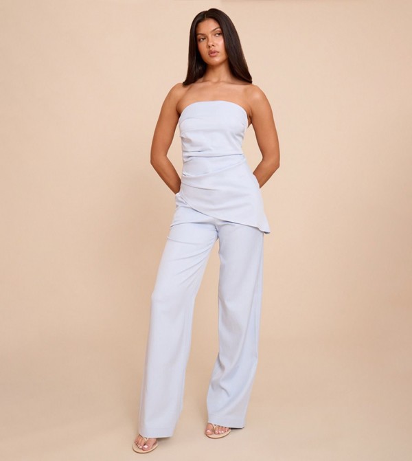 High Waist Wide Leg Trousers