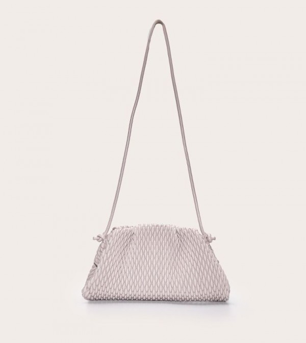 Soft PU Weave Clutch Bag