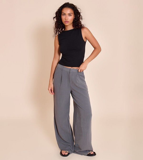 Tailored Straight Fit Trousers