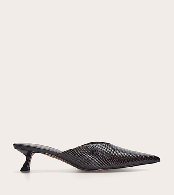 Snake Pointed Toe Heel Sandals