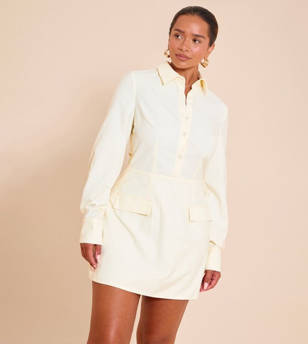 Shape A-Line Mini Shirt Dress