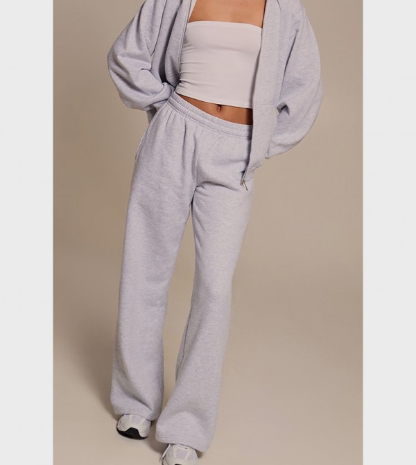 Ash Fleece Straight Fit Sweatpants