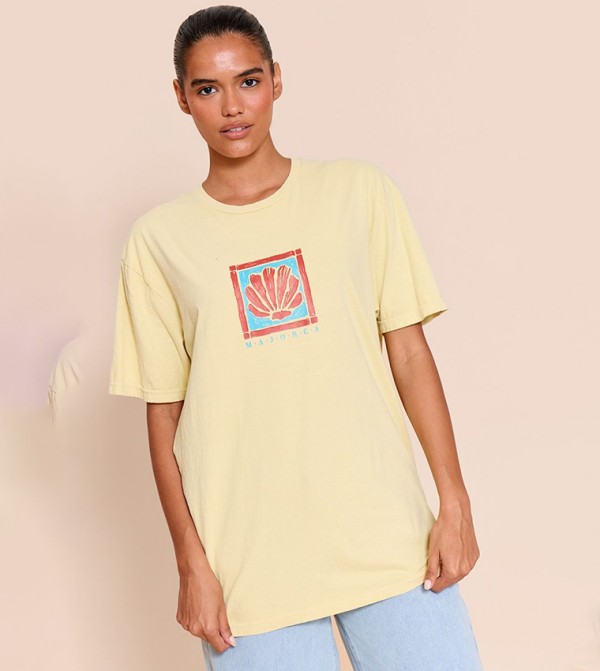 Majorca Shell Graphic Oversized T-Shirt