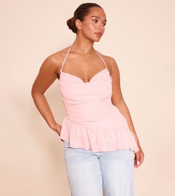 توب كامي بياقة متدلية 