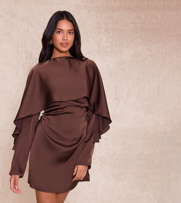 فستان ميني ساتان 