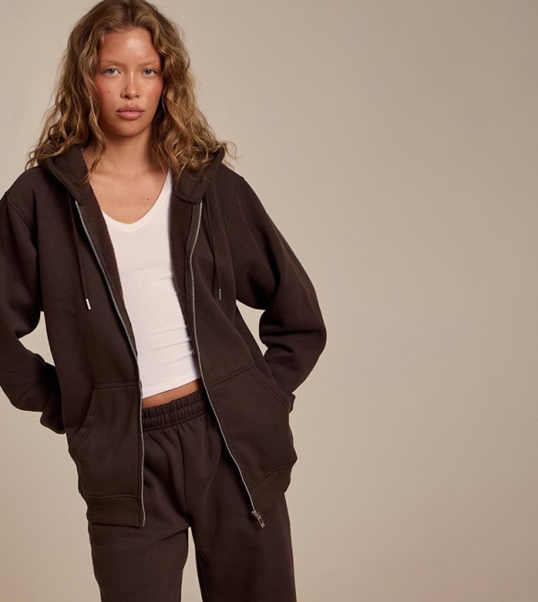 Fleece Full Zip Hooded Jacket