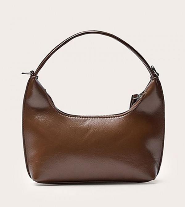 Buttery PU Angled Mini Bag