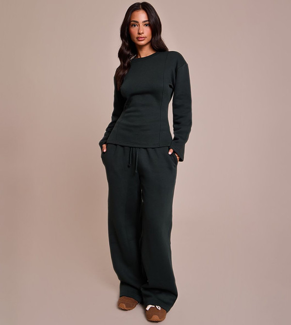 Petite Hunter Wide Leg Sweatpants