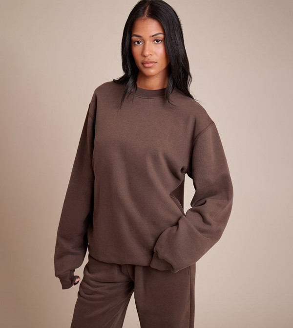 Tall Oversized Crew Neck Sweatshirt