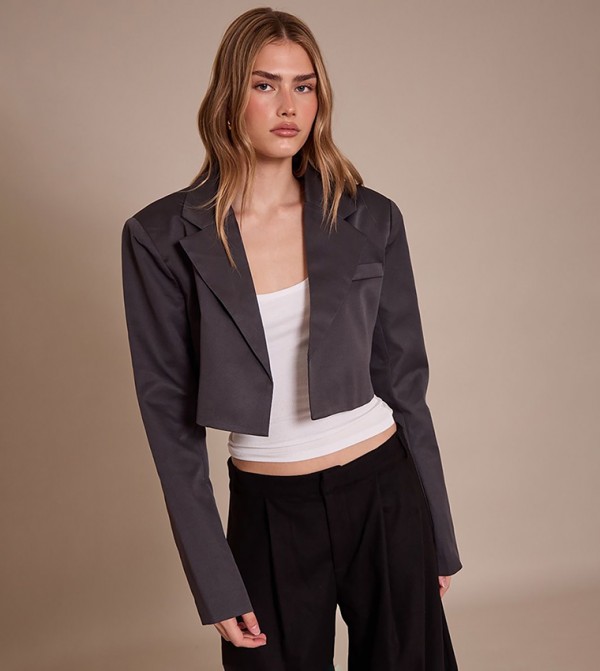 Tailored Cropped Blazer