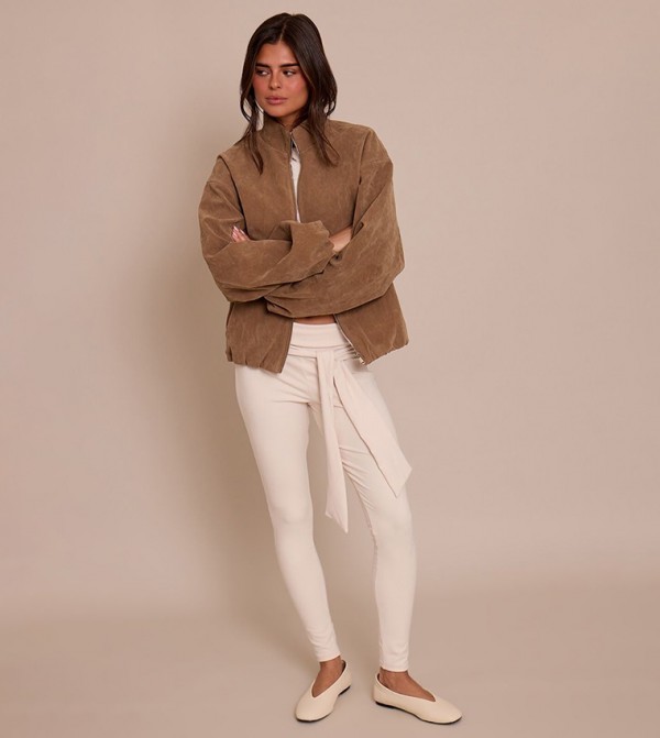 Ultra Soft Tie Waist Detail Leggings