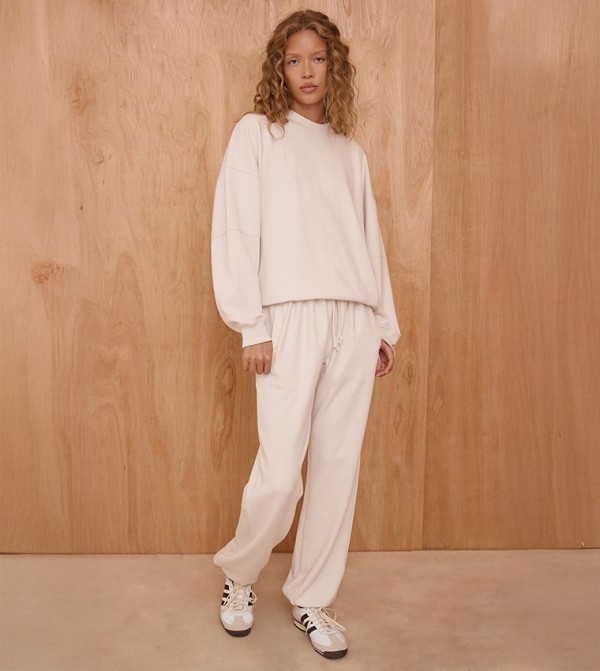 Solid Interlock Joggers