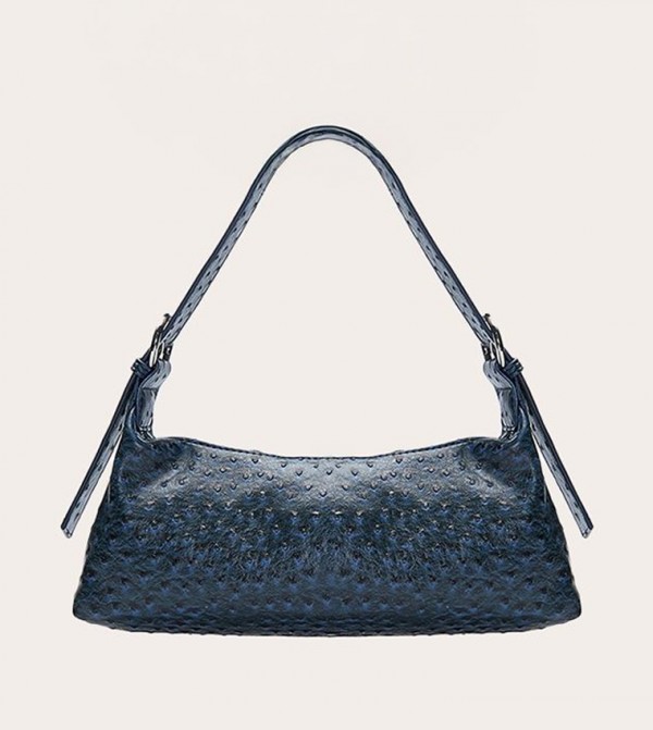 Ostrich PU Shoulder Bag