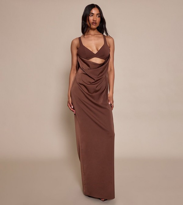 Underwired Strappy Maxi Dress