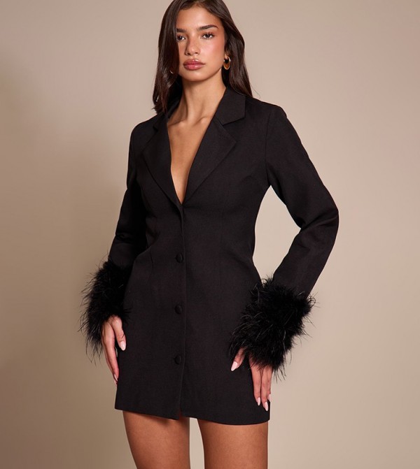 فستان ميني جاكيت 