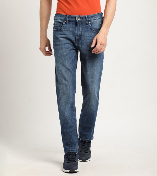 Mid-Rise Slim Fit Jeans
