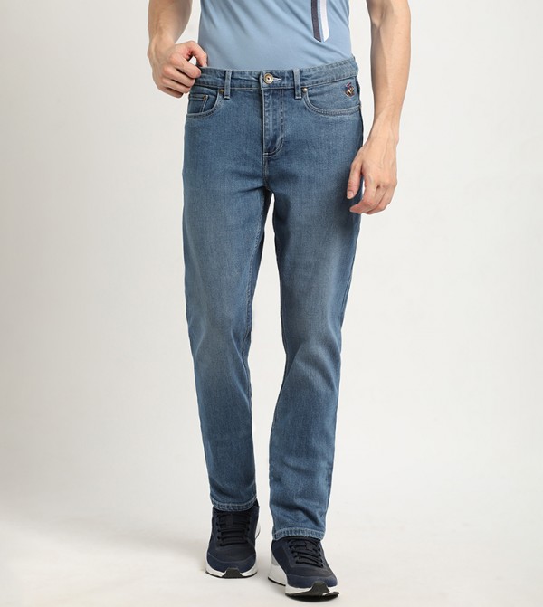 Mid-Rise Slim Fit Jeans