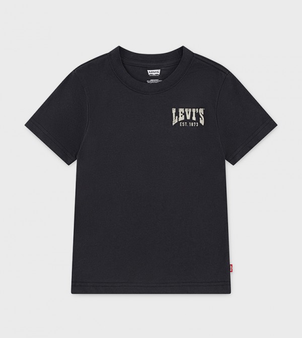 Back Printed Crew Neck T-Shirt