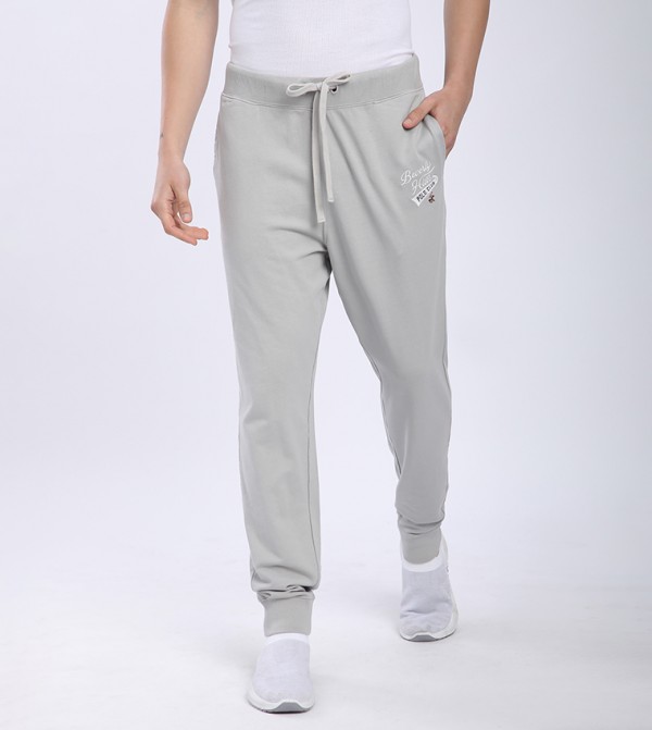Logo Detail Drawsting Waist Joggers