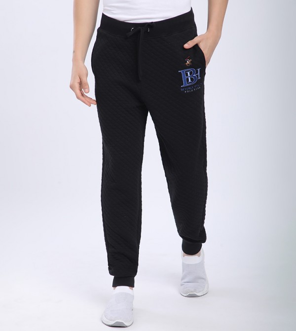 Logo Detail Drawsting Waist Joggers