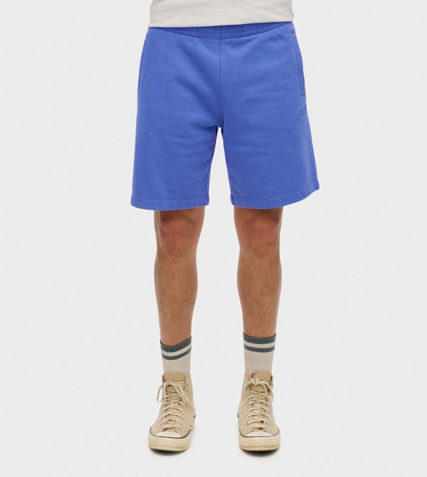 Monotype Embroidered Jersey Shorts