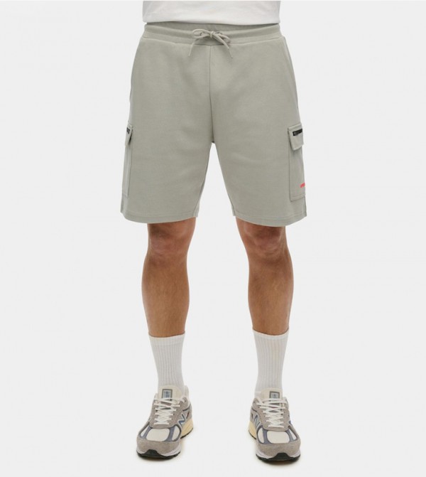 Tech Logo Printed Cargo Shorts