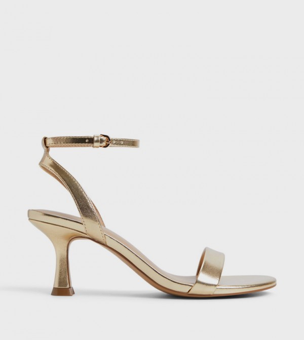 MADELYYN Metallic  Heeled Sandals