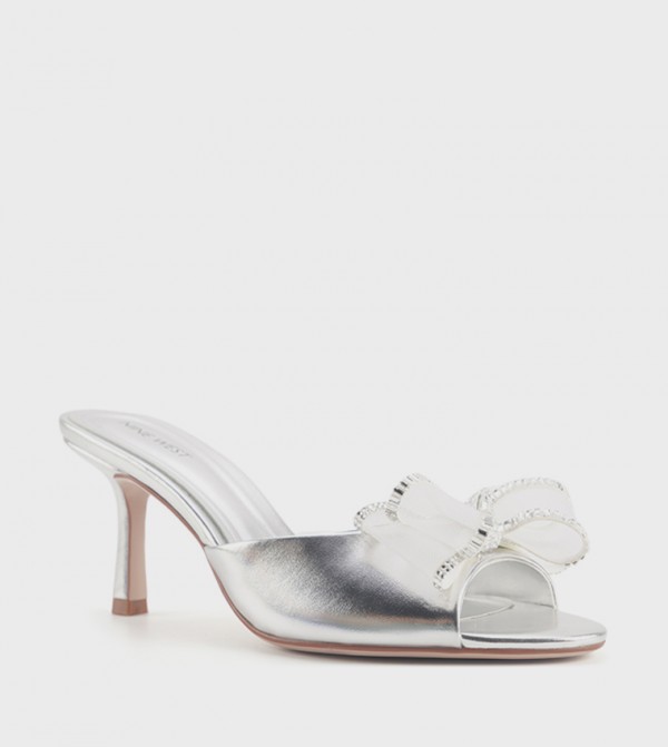 MAGDALENA Bow Detail Heeled Sandals