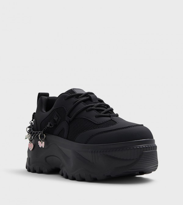 Buy Call It Spring MAJORRR Charm Embellished Platform Sneakers In Black 6thStreet Bahrain