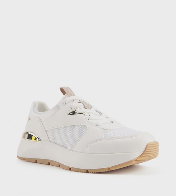 MANETT Lace-Up Sneakers