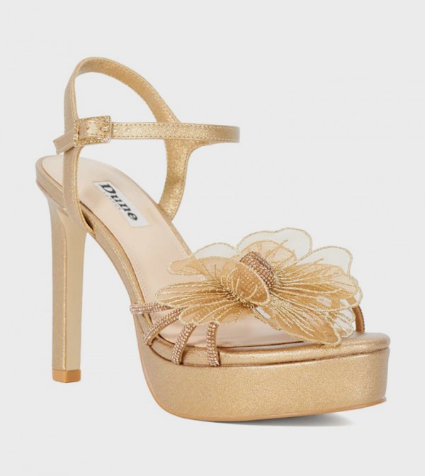 MARCEL Appliqued Platform Heel Sandals