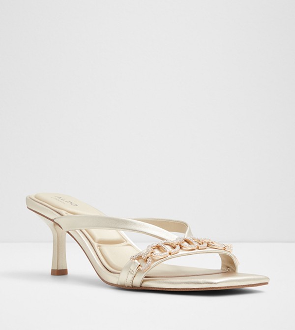 MARCELLINE Embellished Heel Sandals