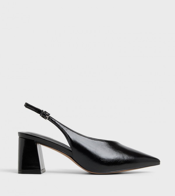 MARIANAA Textured Slingback Pumps