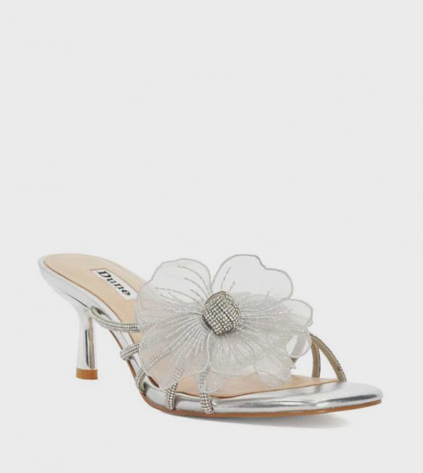 MARSEE Appliqued Heeled Sandals
