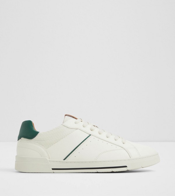 MATCHPOINT Contrast Detail Lace-Up Sneakers