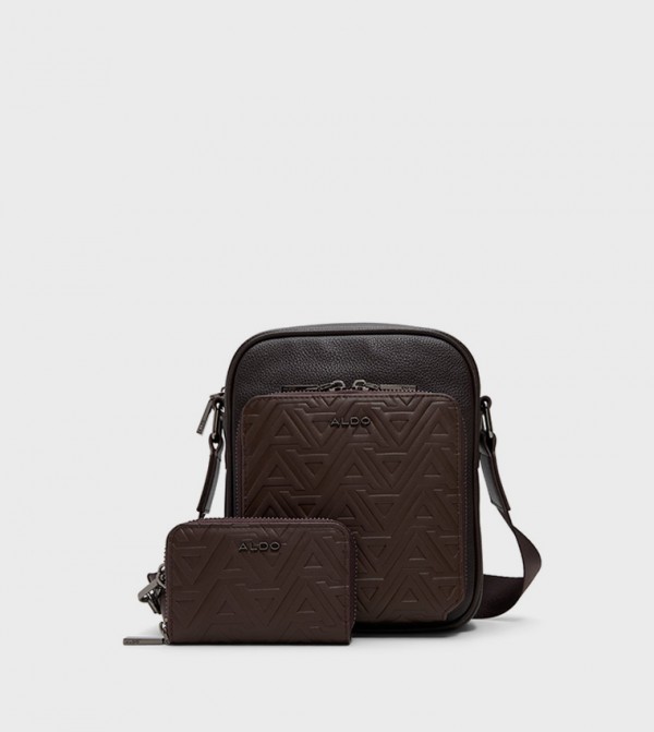MAXIMILIAN Textured Crossbody Bag